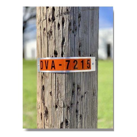 Aluminum Utility Pole Plates