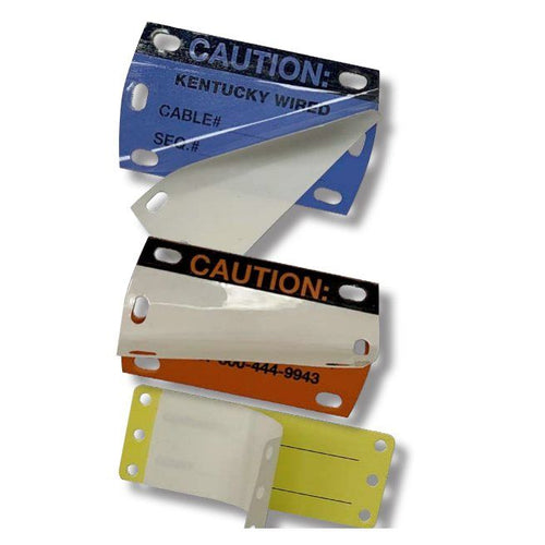Custom Self-Laminating Cable Tags