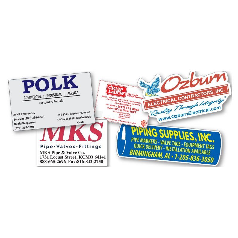 Custom Signs, Labels and Tags