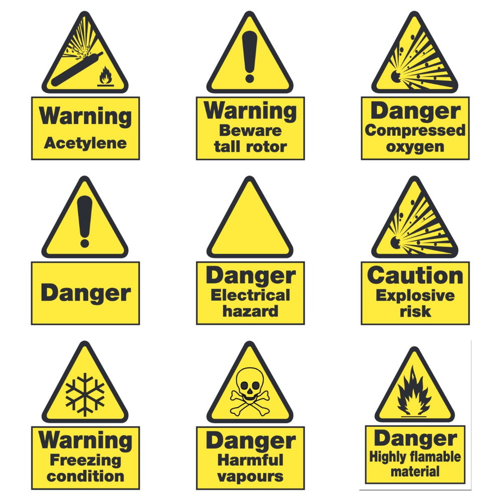 Marine Hazard & Warning Signs – sample signs | Craftmark marine safety signs
