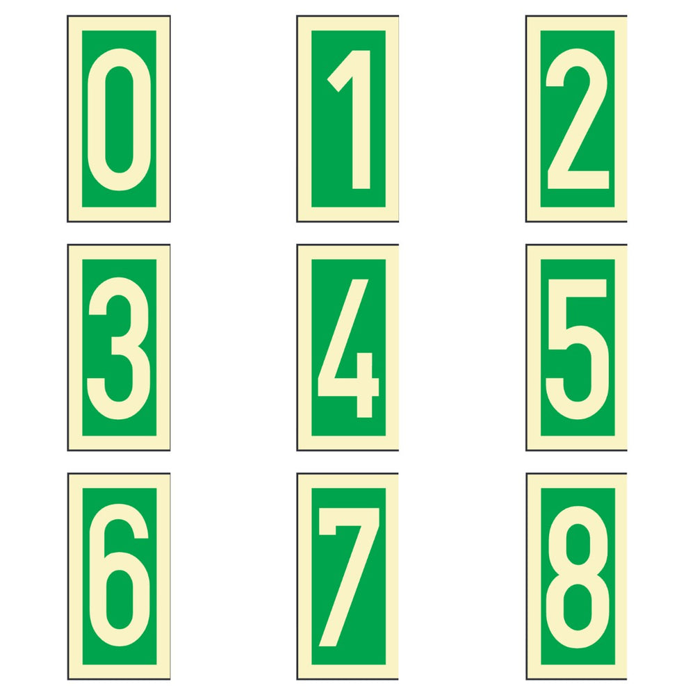 Photoluminescent Deck Level Markers – sample signs | Craftmark marine safety signs