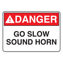 GO SLOW SOUND HORN (18576)