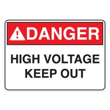 HIGH VOLTAGE KEEP OUT (18586)