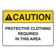 PROTECTIVE CLOTHING REQUIRED IN THIS AREA (18624)