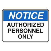 AUTHORIZED PERSONNEL ONLY (18635)