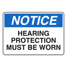 HEARING PROTECTION MUST BE WORN (18639)