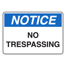 NO TRESPASSING (18643)