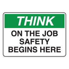 ON THE JOB SAFETY BEGINS HERE (18652)