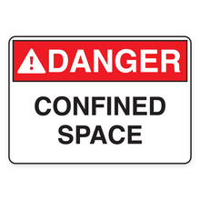 DANGER – CONFINED SPACE (18665)