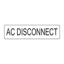 PVSL-25 AC Disconnect – 1” x 4”