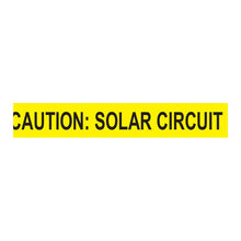 PVSL-4 Caution: Solar Circuit – 1” x 6.5”