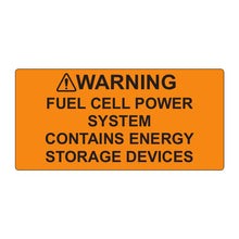 PVSL-49 Warning: Fuel Cell Power System Contains Energy Storage Devices – 2” x 4.12”