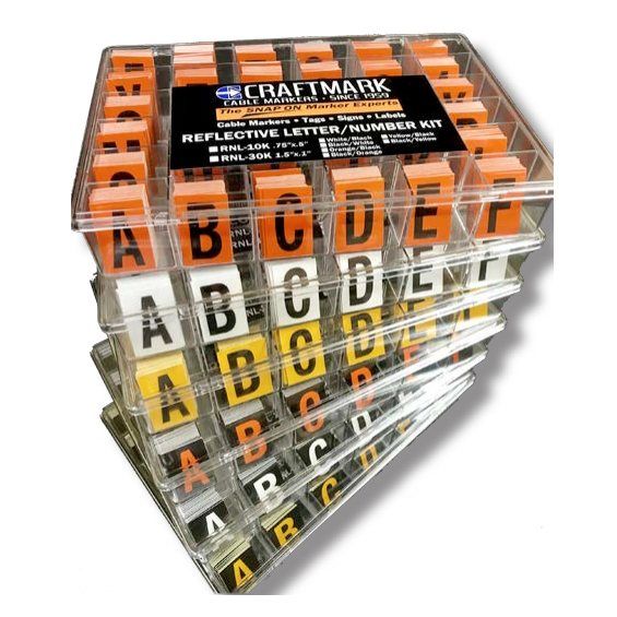 Reflective Number & Letter Kits