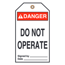 DO NOT OPERATE (16405)