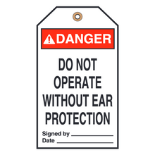 DO NOT OPERATE WITHOUT EAR PROTECTION (16413)