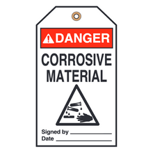 CORROSIVE MATERIAL – WITH SYMBOL (16450)