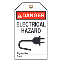ELECTRICAL HAZARD – WITH SYMBOL (16453)