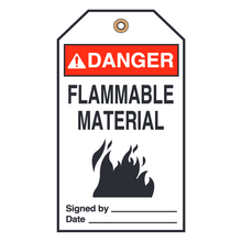 FLAMMABLE MATERIAL – WITH SYMBOL (16454)