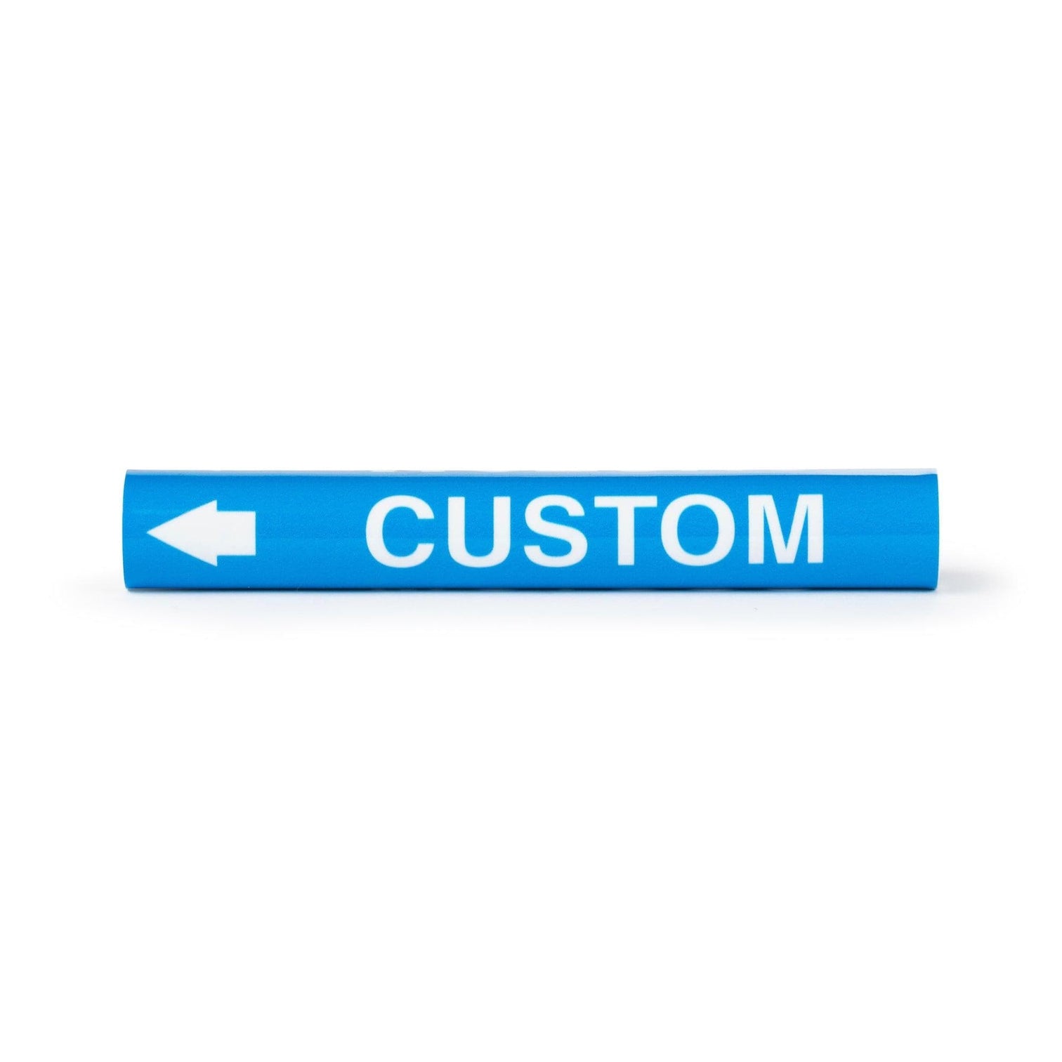 Accuform Snap Tite Sulfuric Acid Pipe Marker For 1.5-2 Inch OD Pipe - Black On Orange Safety Label
